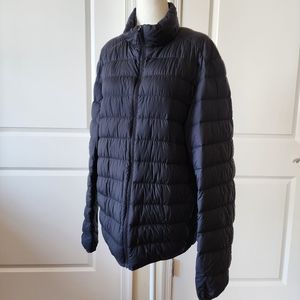Navy Uniqlo Light Down Jacket